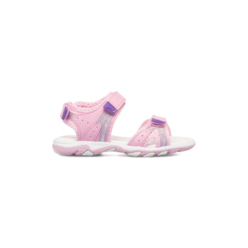 Sandali rosa da bambina con dettagli argento Le scarpe di Alice, Scarpe Bambini, SKU k283000332, Immagine 0